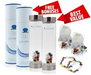 Slimcrystal water bottle