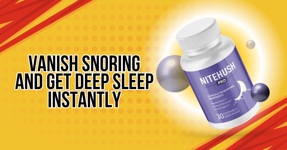 Is NiteHush Pro the Secret to Banishing Snoring and Restful Sleep?
                       